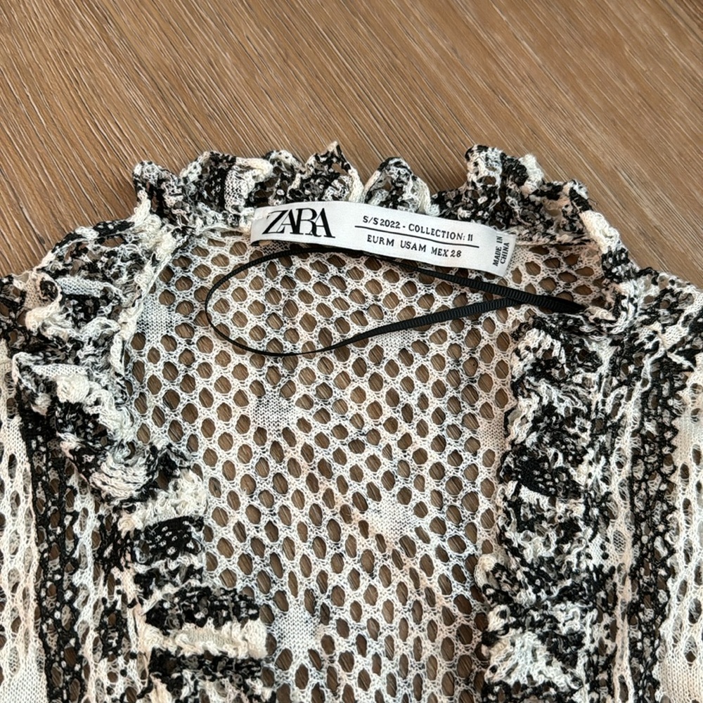 Zara Ruffled Cardigan - Picture 6 of 7